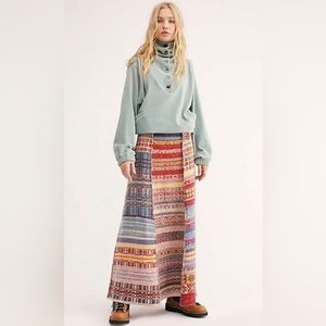Free people Maxi winter skirt